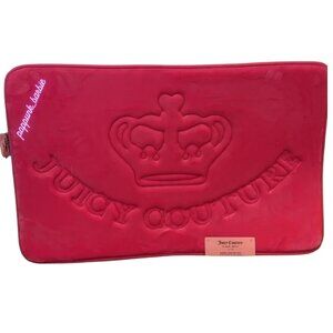Juicy Couture Hot Pink Crown Memory Foam‎ Bath Rug Mat Bathroom Shower NWT
